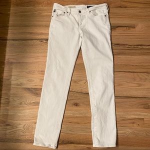 AG Adriano Goldschmeid white jeans